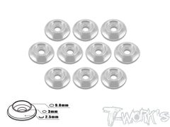 TA-004 Anodized Alum M3 Buttom Head Screw Washers (10 pcs)