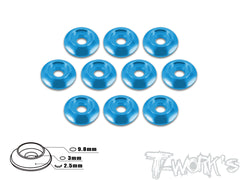 TA-004 Anodized Alum M3 Buttom Head Screw Washers (10 pcs)