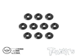 TA-005 Anodized Alum M3 Countersunk Large Diameter Washers (10 pcs)