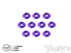 TA-005 Anodized Alum M3 Countersunk Large Diameter Washers (10 pcs)