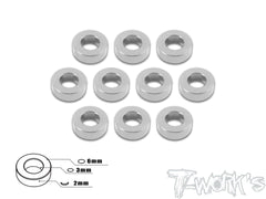 TA-009 Aluminum 3mm Bore Washer 2.0mm 10pcs.