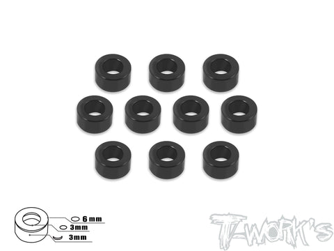 TA-010 Aluminum 3mm Bore Washer 3.0mm 10pcs.