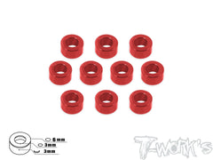 TA-010 Aluminum 3mm Bore Washer 3.0mm 10pcs.