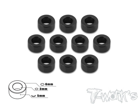 TA-011 Aluminum 3mm Bore Washer 5.0mm 10pcs.