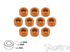 TA-011 Aluminum 3mm Bore Washer 5.0mm 10pcs.