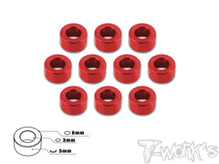 TA-011 Aluminum 3mm Bore Washer 5.0mm 10pcs.