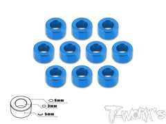 TA-011 Aluminum 3mm Bore Washer 5.0mm 10pcs.