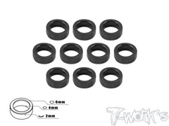 TA-016 Aluminum 4mm Bore Washer 2.0mm 10pcs.