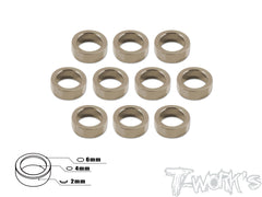 TA-016 Aluminum 4mm Bore Washer 2.0mm 10pcs.