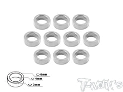TA-016 Aluminum 4mm Bore Washer 2.0mm 10pcs.