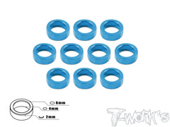 TA-016 Aluminum 4mm Bore Washer 2.0mm 10pcs.