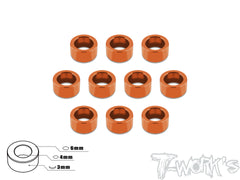 TA-017 Aluminum 4mm Bore Washer 3.0mm 10pcs.
