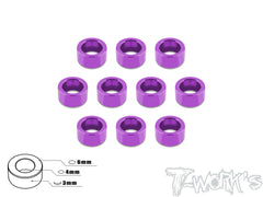 TA-017 Aluminum 4mm Bore Washer 3.0mm 10pcs.