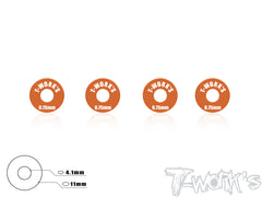 TA-028 Aluminum Wheel Shim 0.75mm 4 pcs.