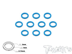 TA-043 Aluminum 5mm Bore Washer 0.75mm  10pcs.