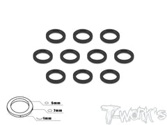 TA-044 Aluminum 5mm Bore Washer 1.0mm  10pcs.