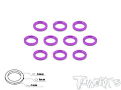 TA-044 Aluminum 5mm Bore Washer 1.0mm  10pcs.