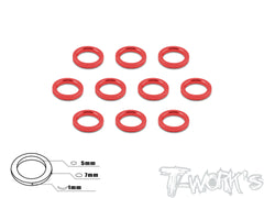 TA-044 Aluminum 5mm Bore Washer 1.0mm  10pcs.