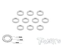 TA-044 Aluminum 5mm Bore Washer 1.0mm  10pcs.