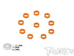 TA-045 Aluminum 5mm Bore Washer 2.0mm  10pcs.