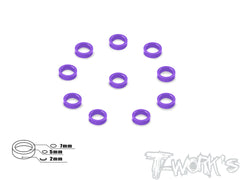TA-045 Aluminum 5mm Bore Washer 2.0mm  10pcs.