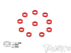 TA-045 Aluminum 5mm Bore Washer 2.0mm  10pcs.