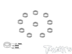 TA-045 Aluminum 5mm Bore Washer 2.0mm  10pcs.
