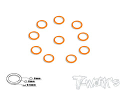 TA-047 Aluminum 6mm Bore Washer 0.5mm  10pcs.