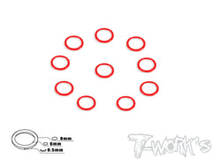 TA-047 Aluminum 6mm Bore Washer 0.5mm  10pcs.