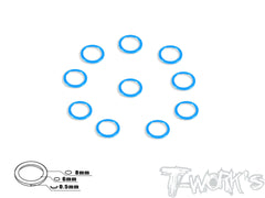 TA-047 Aluminum 6mm Bore Washer 0.5mm  10pcs.