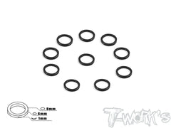 TA-049 Aluminum 6mm Bore Washer 1.0mm  10pcs.