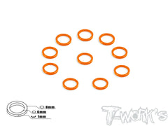TA-049 Aluminum 6mm Bore Washer 1.0mm  10pcs.