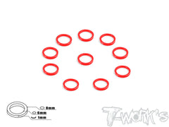 TA-049 Aluminum 6mm Bore Washer 1.0mm  10pcs.