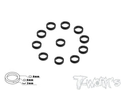TA-050    Aluminum 6mm Bore Washer 2.0mm  10pcs.