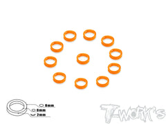 TA-050    Aluminum 6mm Bore Washer 2.0mm  10pcs.