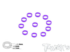 TA-050    Aluminum 6mm Bore Washer 2.0mm  10pcs.