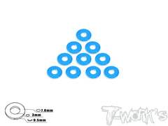 TA-052 Aluminum Shim 3X7.8X0.5mm 10pcs.