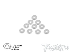 TA-053 Aluminum Shim 3X7.8X0.75mm 10pcs.
