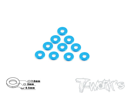 TA-053 Aluminum Shim 3X7.8X0.75mm 10pcs.