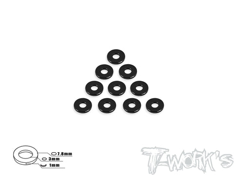 TA-054 Aluminum Shim 3X7.8X1mm 10pcs.