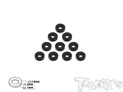 TA-055 Aluminum Shim 3X7.8X2mm 10pcs.