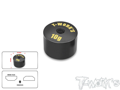 TA-067-M  Anodized Precision Balancing Brass Weights 10g Ver.2  ( 13.5 x 9.5mm )