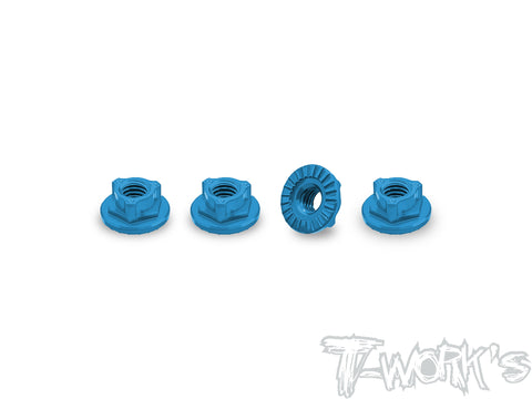 TA-160   7075-T6 Alum. Ultra  Light Weight Serrated Wheel Nut 4pcs.