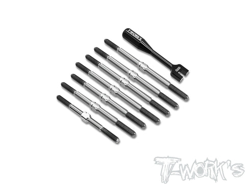 TB-296	64 Titanium Turnbuckle Set( For Team Associated RC10 T6.4 )