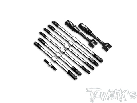 TB-299 	64 Titanium Turnbuckle Set( For Xray XT8E'24 )