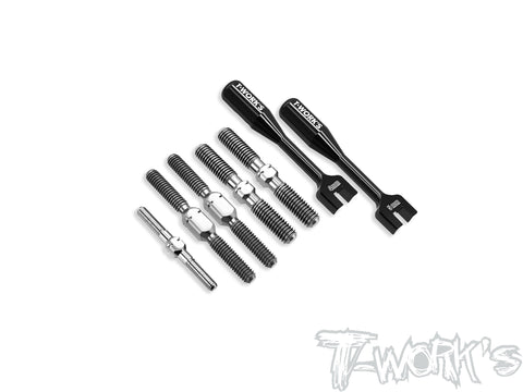 TB-307   64 Titanium Turnbuckle Set ( For SWORKZ S35-4 EVO )