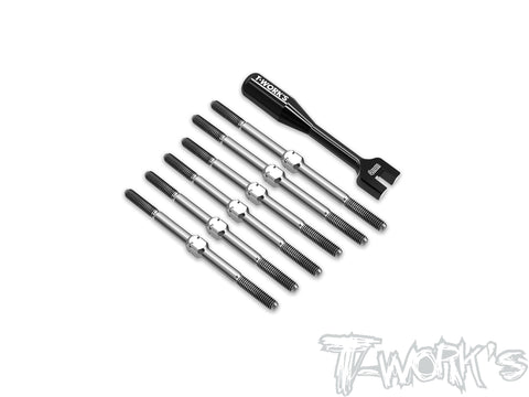 TB-308   64 Titanium Turnbuckle Set ( For Schumemacher LD3M )