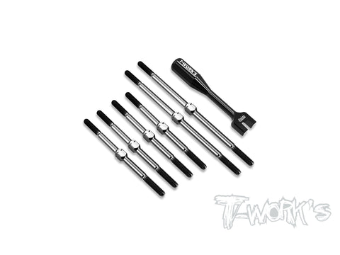 TB-311   64 Titanium Turnbuckle Set(  For Tekno SCT 410SL REV2 )