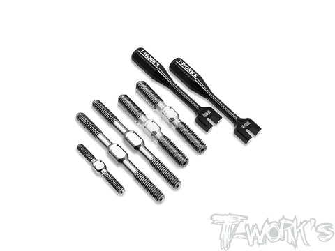 TB-315   Titanium Turnbuckle Set (For Team Associated RC8 B4.1E/B4.2E )