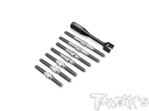 TB-342   64 Titanium Turnbuckle Set( For Team Associated RC10 4WD )